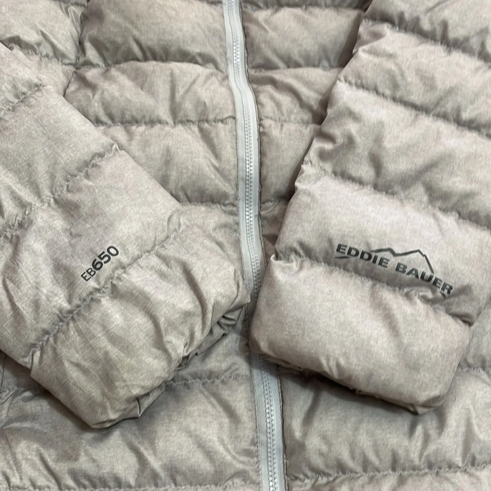 Eddie Bauer EB 650 Down Hooded Packable Quilted Puffer Jacket Coat Size XS
